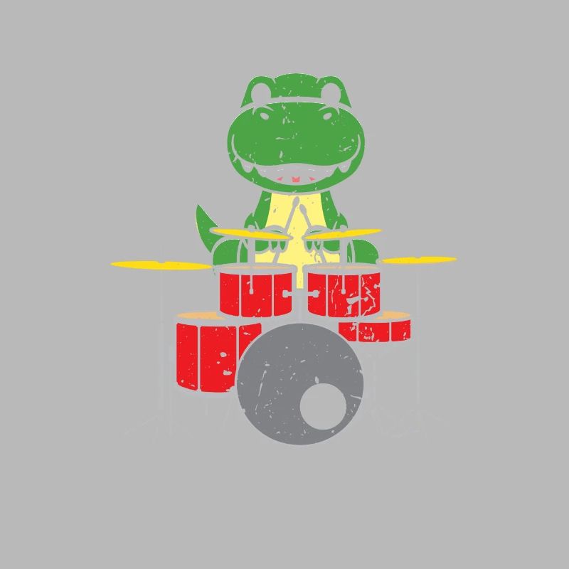 Drummersaurus Drums Drummer Gift Musician