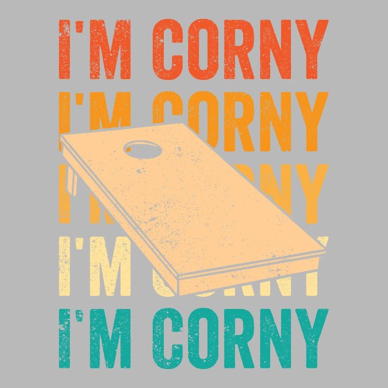 Funny Cornhole Corn Hole Retro
