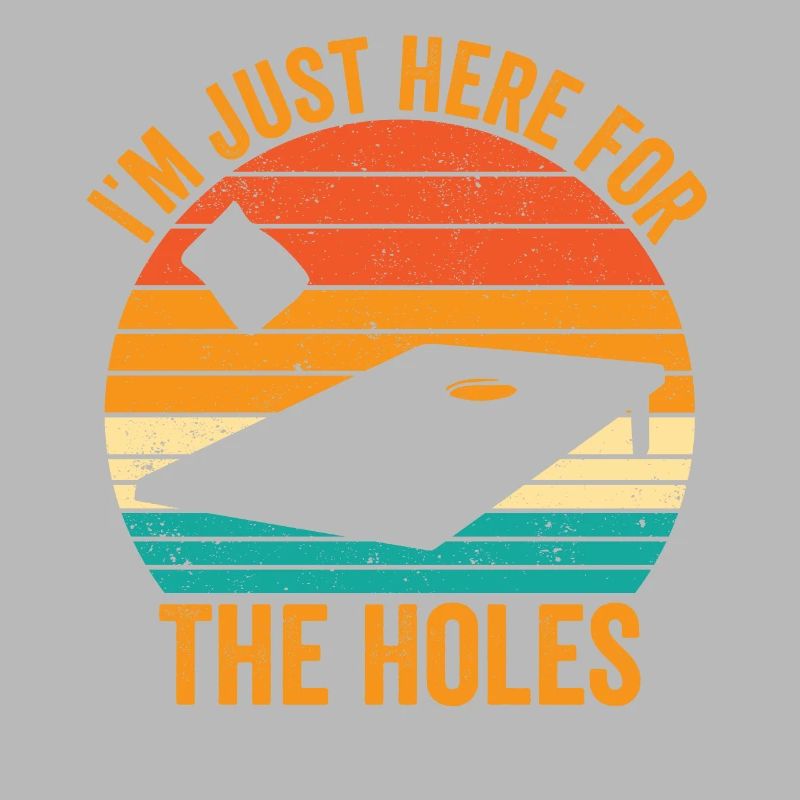 Funny Cornhole Corn Hole Retro