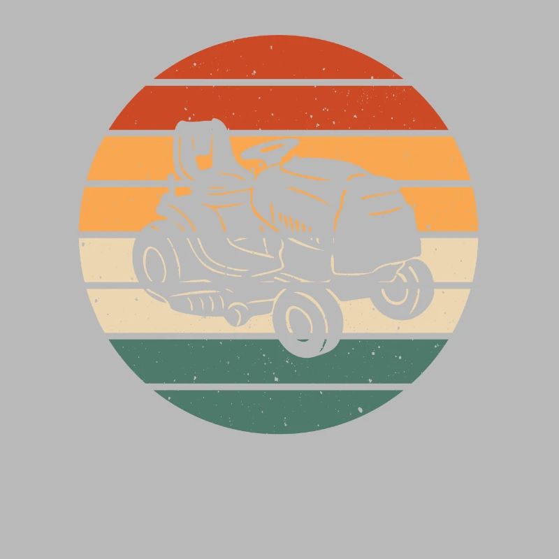 Retro tractor mower design