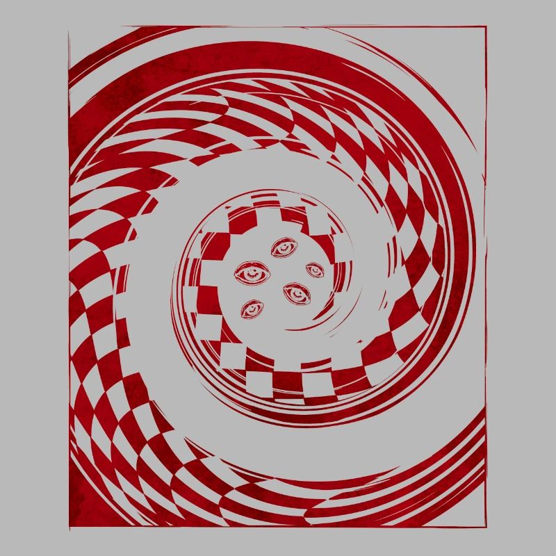 Weirdcore Aesthetic Horror Checkered Eyes