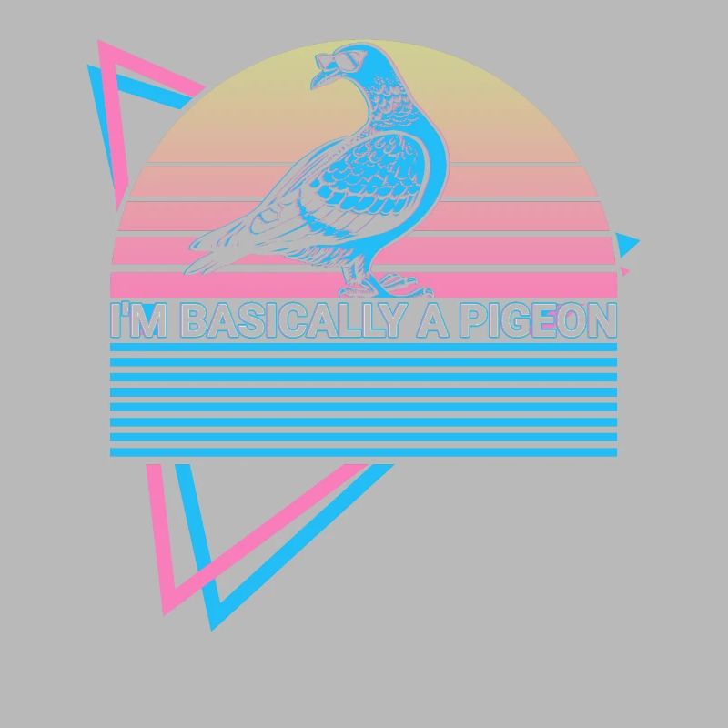 Ich bin im Grunde eine Taube Retro