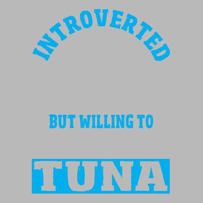 Thunfischfischen Introvertiert, aber bereit, über