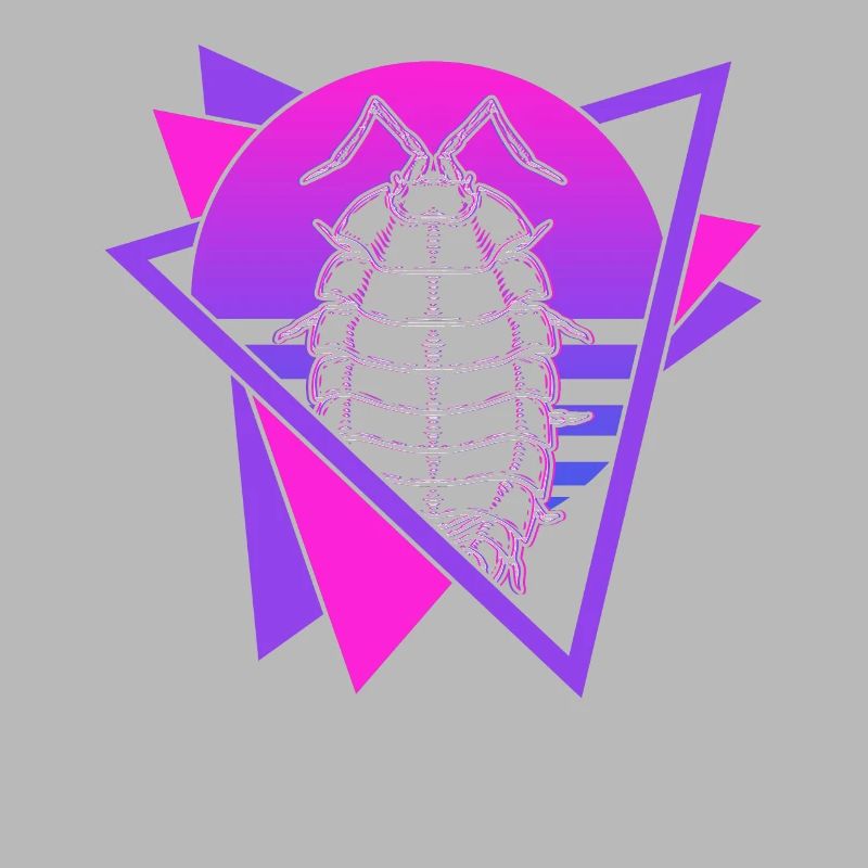 Isopodes Retro Vaporwave Isopode