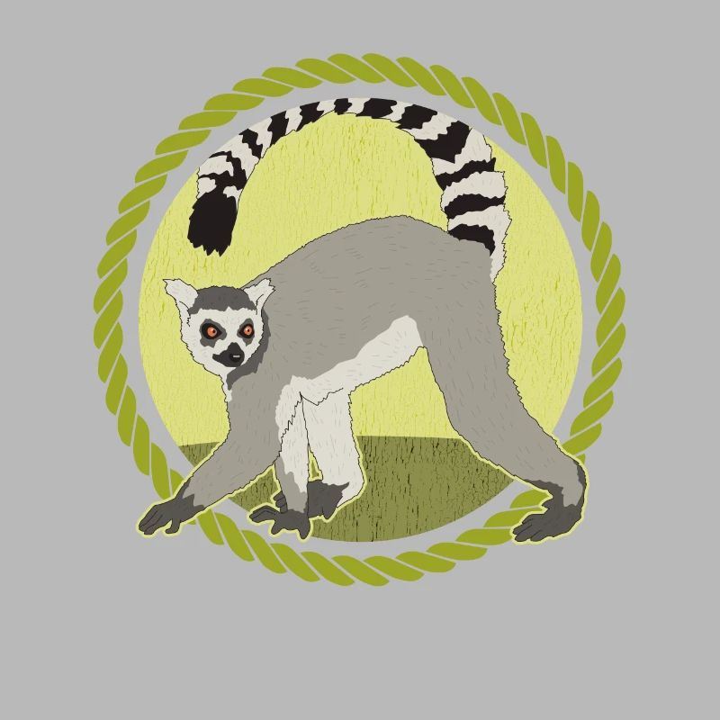 Lemur Ring-tailed lemurs Ringed Tail Lemure Gift