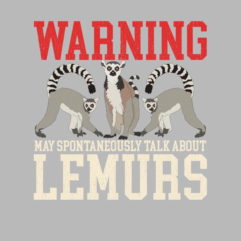 Lemur Ring-tailed lemurs Ringed Tail Lemure Gift