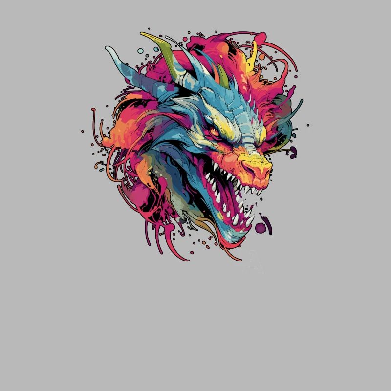 Kali Linux Dragon Design coloré pour DevOps et