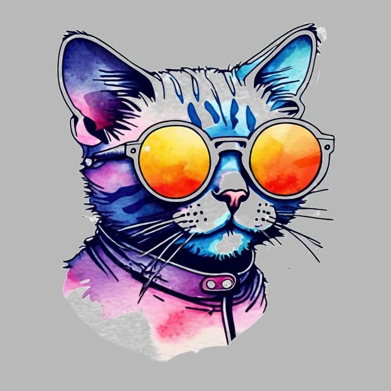 Katze oder Kätzchen - Niedlich - Sonnenbrille