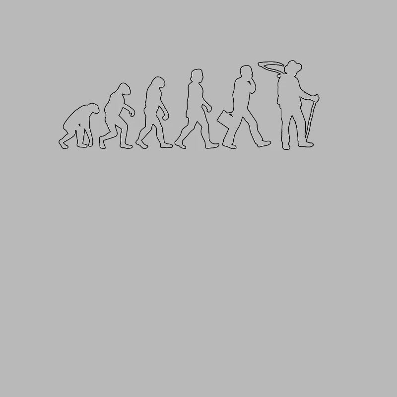 Drôle d'évolution de l'agriculteur motif de