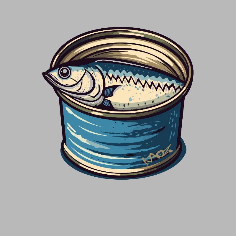 A fish in a can