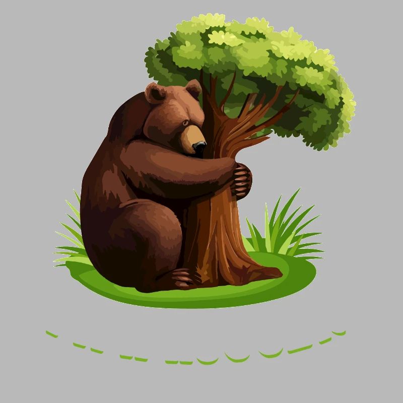 Tree Hugger Environmentalist Bear