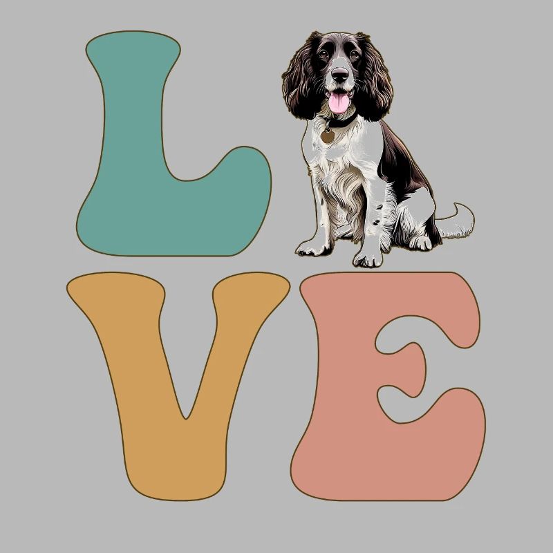 LIEBE Springer Spaniel Hund