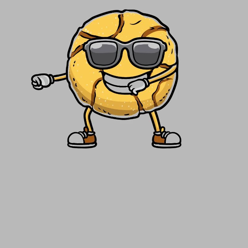 Dancing Ginger Biscuit With Sunglasses