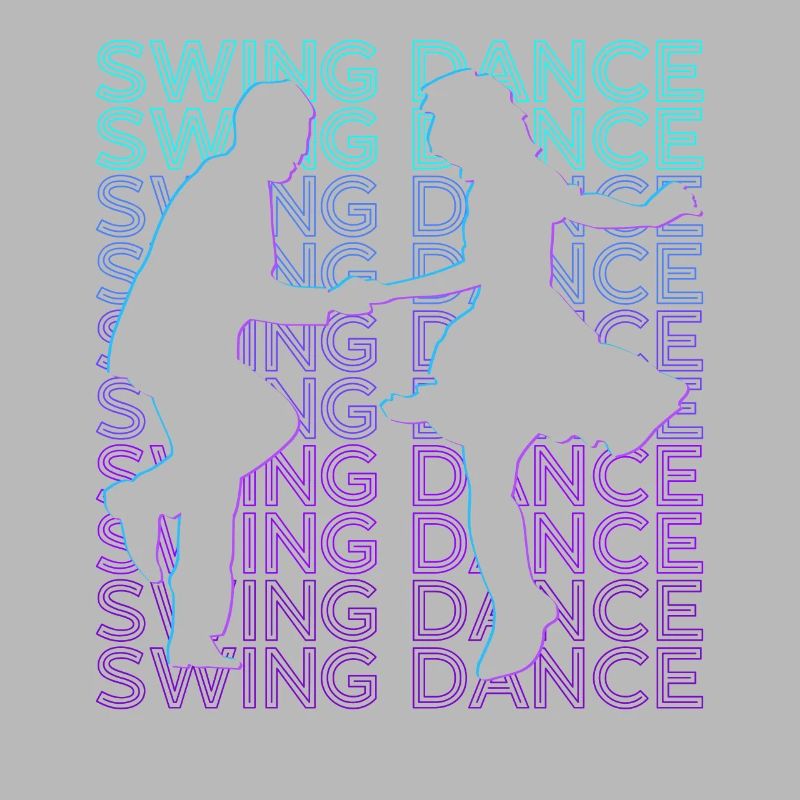 Swing Dance Dancing Swing Dancer Retro