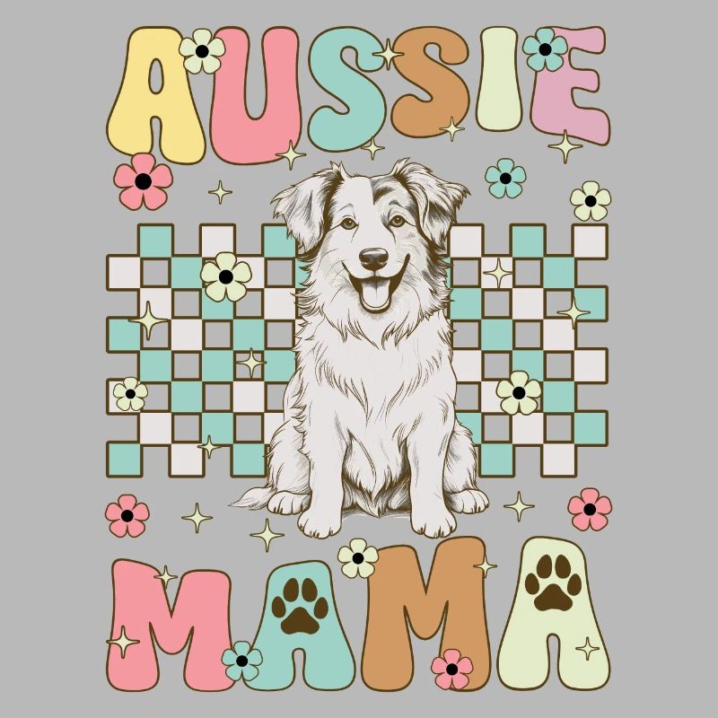 Aussie Mama Groovy Austrialian Shepherd Mom