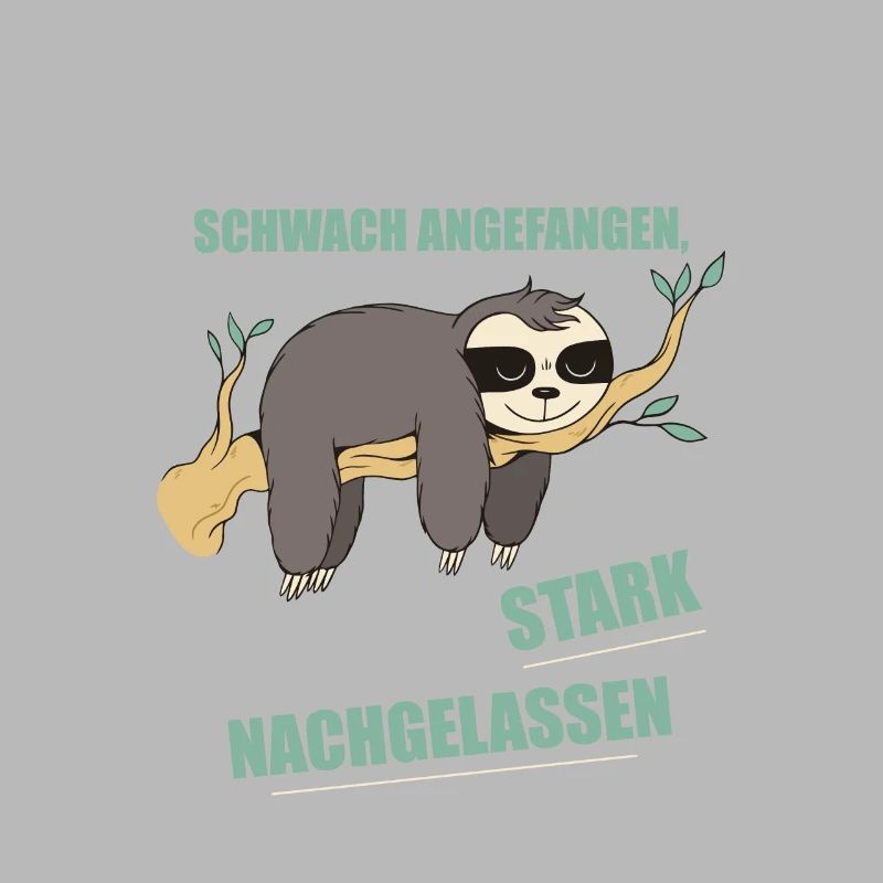 My motivation started weak Sloth