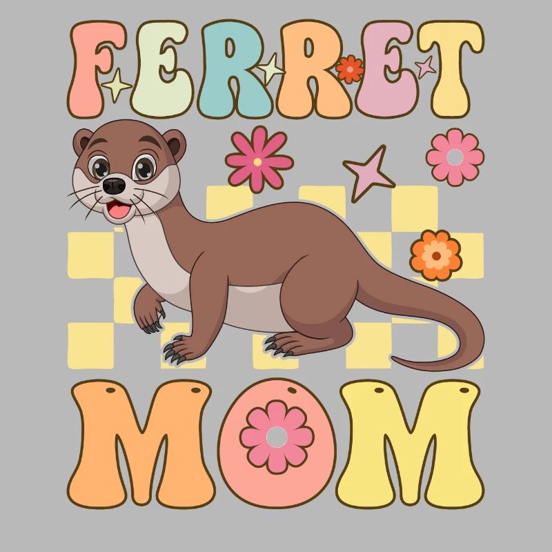 Frettchen-Mama Groovy Frettchen-Mutter