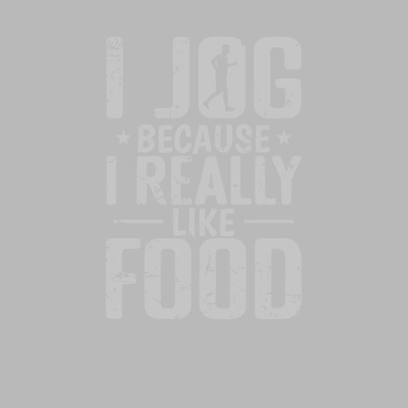 Je fais du jogging parce que j’aime vraiment le jogging alimentaire