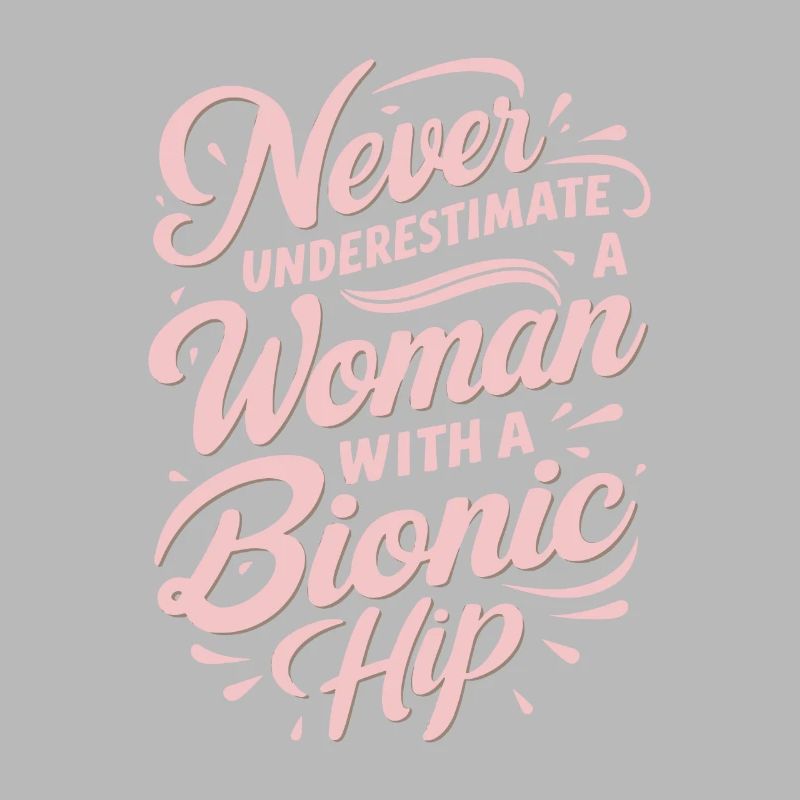 Woman Bionic Hip Replacement Surgery Joint