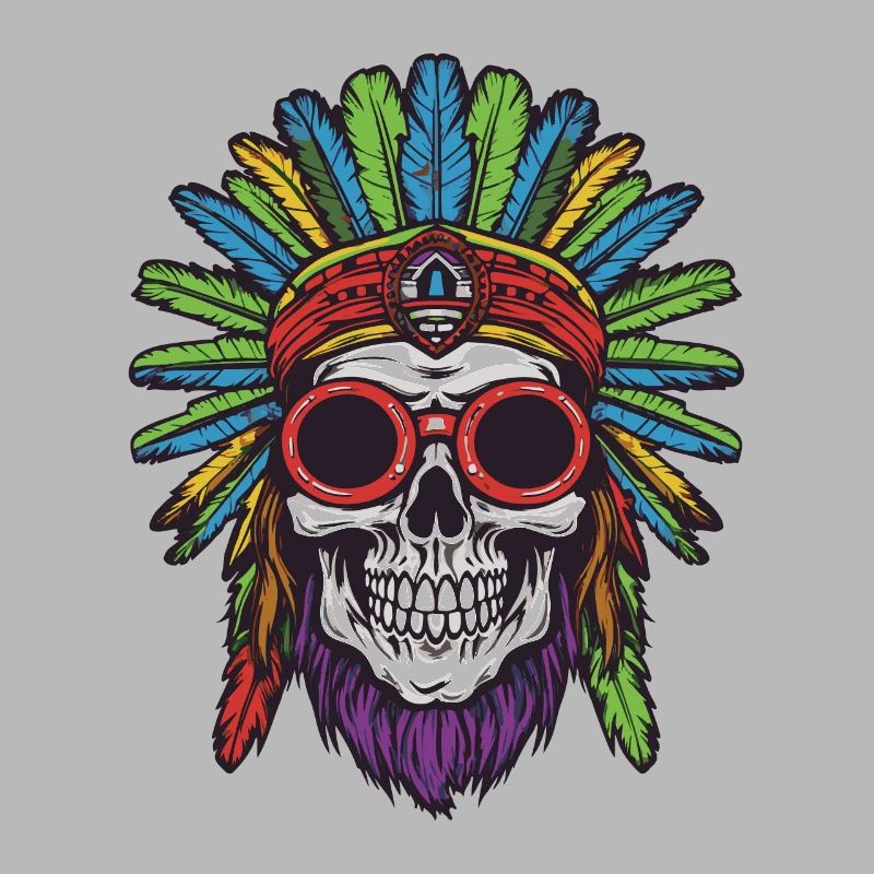 Apache Skull Indian