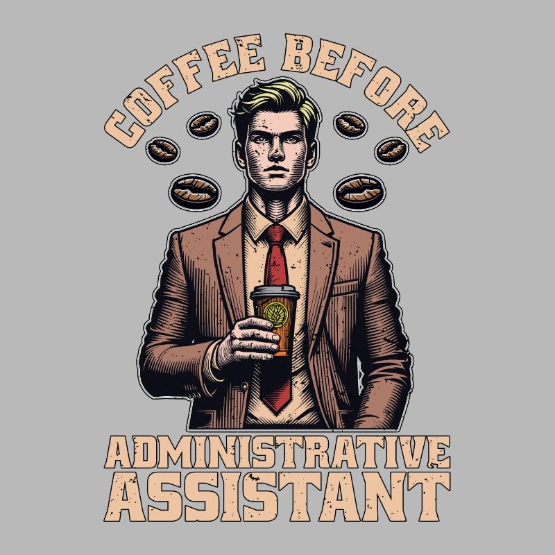 Admin Assistant Coffee Office Worker Coffee Lover