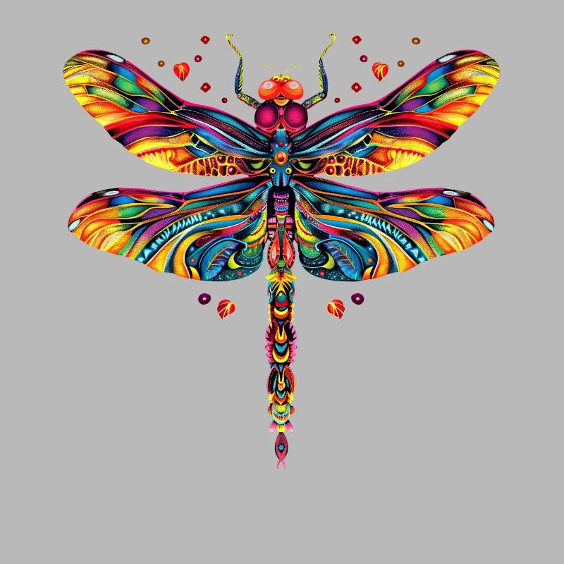 Libellule Libellule Ailes Colorées Libellules Mignonnes