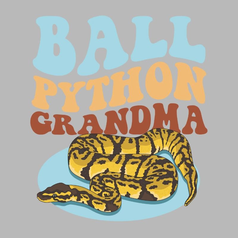 Königspython Oma Python Schlange Geschenk
