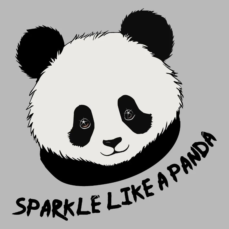Panda Bear Kids Panda sparkle like a Panda