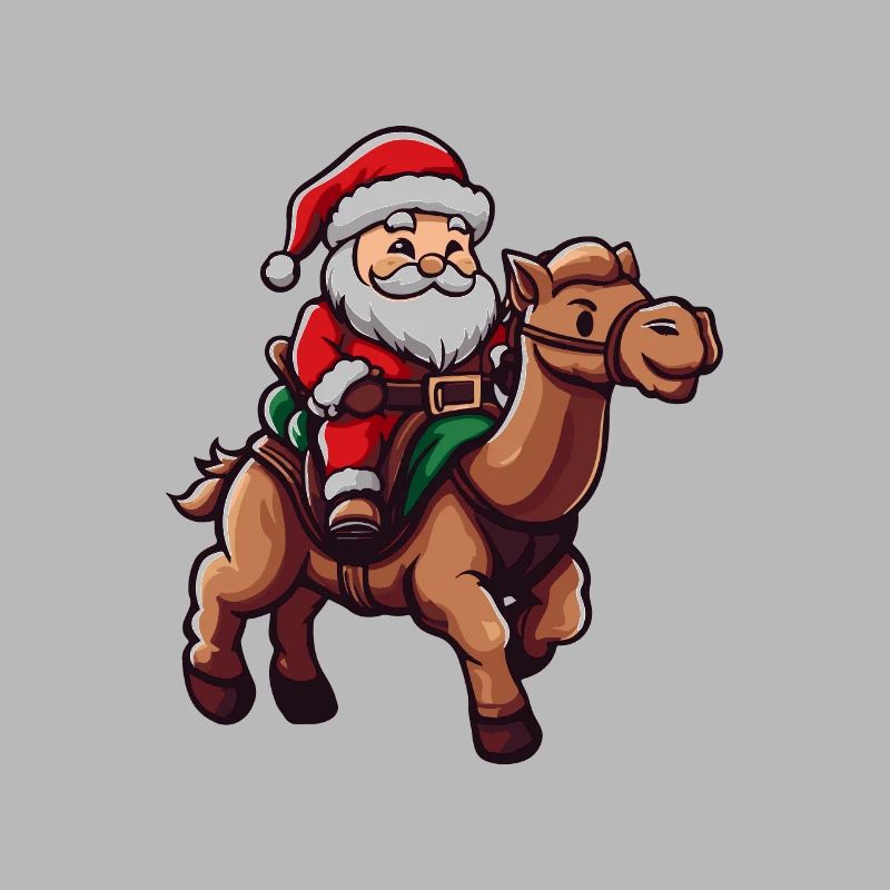 Kamel Weihnachtsmann
