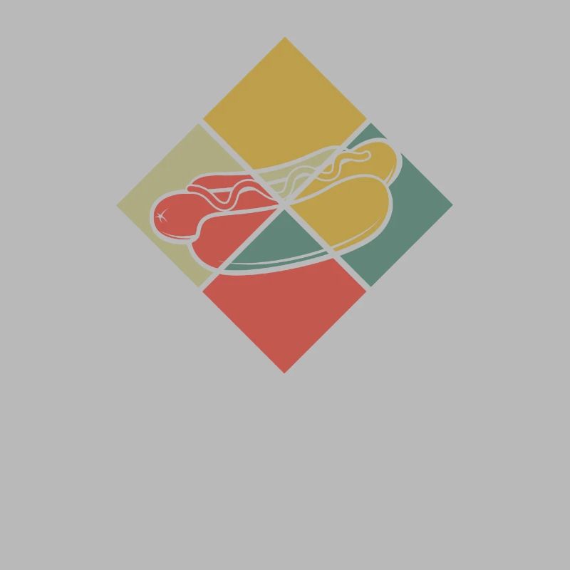 Hot Dog Geometric Pattern Enjoyment