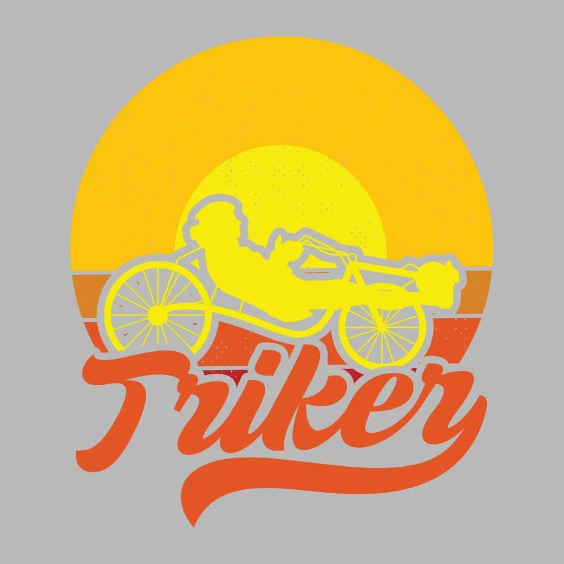 Triker Vélo inclinable décontracté Tricycle couché