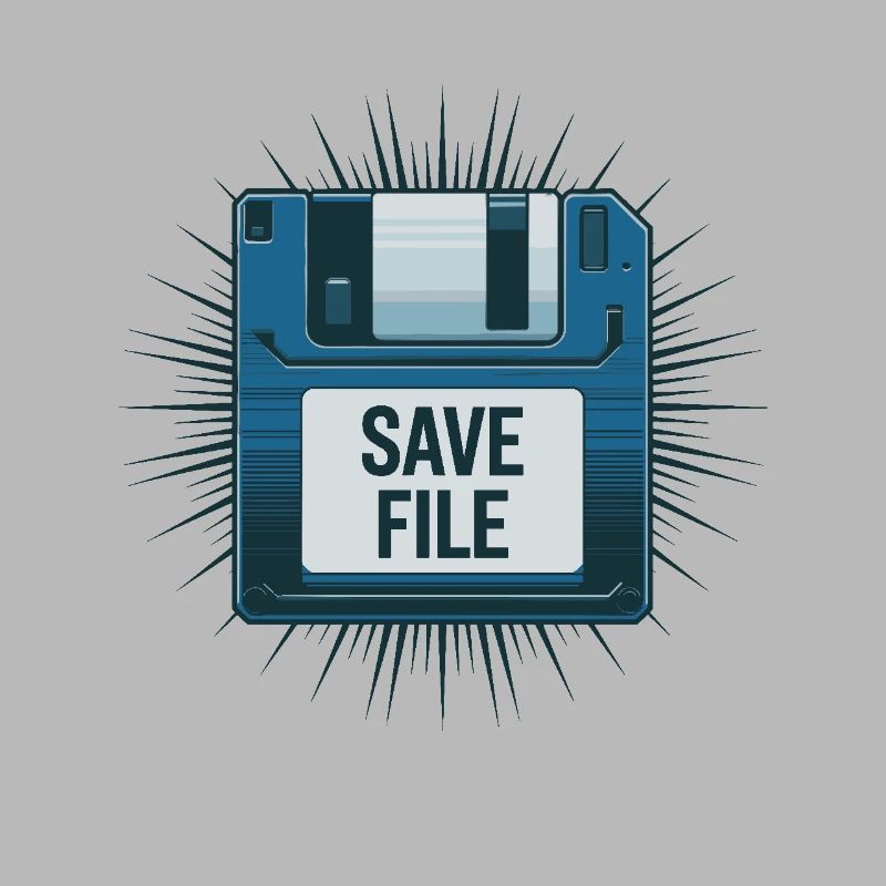 Save Disk Diskette 90s PC für einen Computer