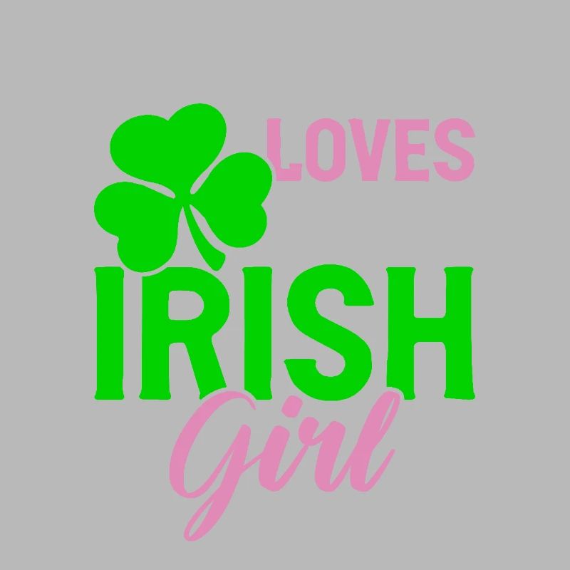 St. Patricks Day Liebe Jeder liebt ein irisches