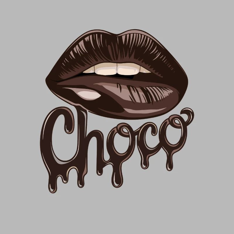 Chocolate Choco Lips Artwork pour