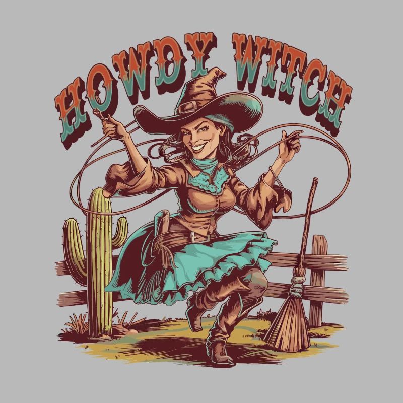 Howdy Witch Lasso Artwork