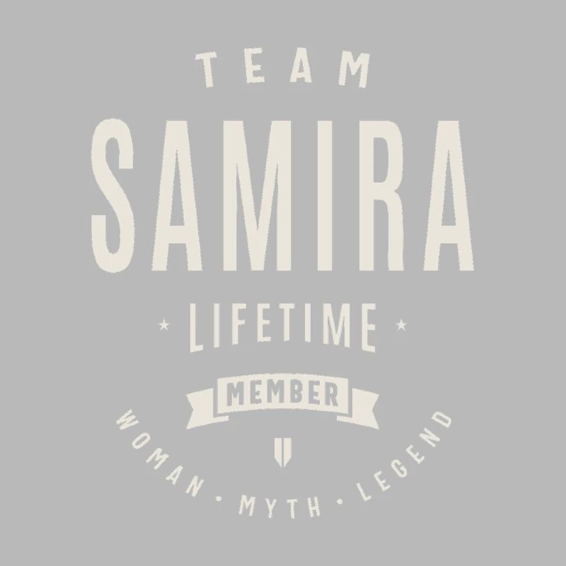 Team Samira Lebenslanges Mitglied Lustiger Name Samira