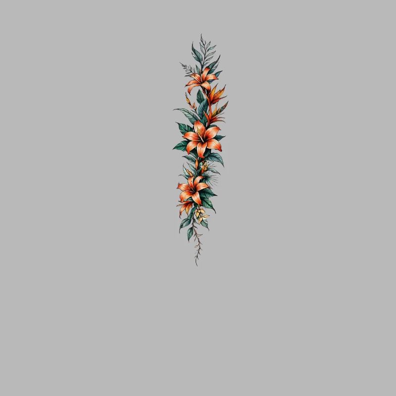 Vertical Lily Bloom