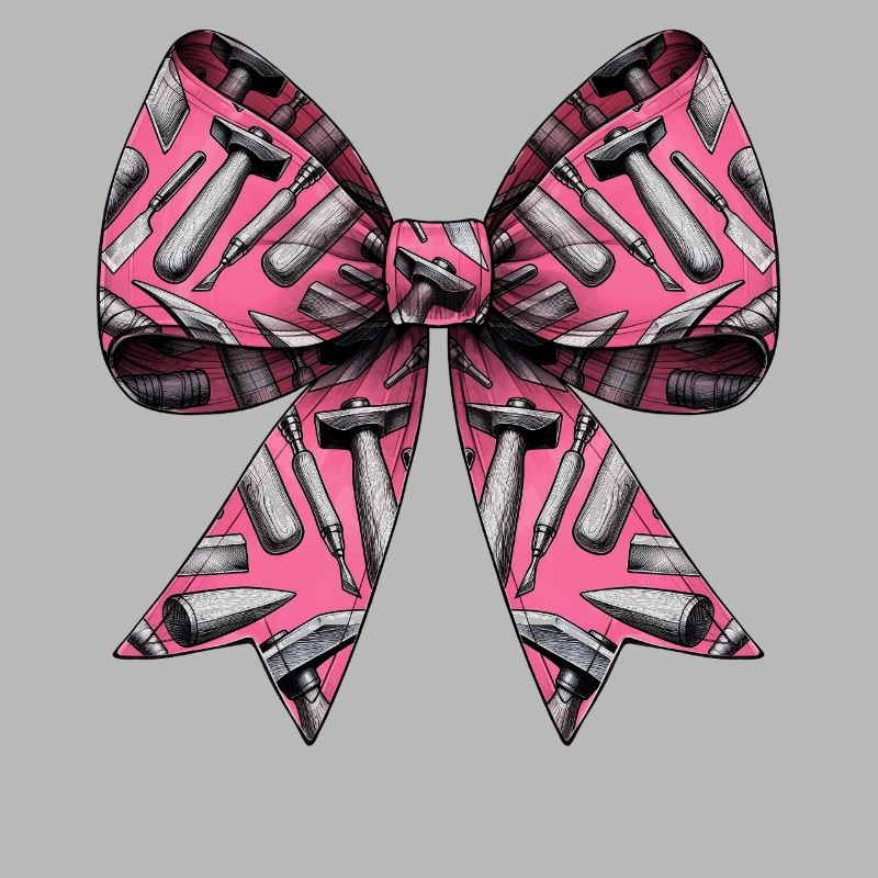 Coquette Bow Sculpting Sculptor Pattern Pink