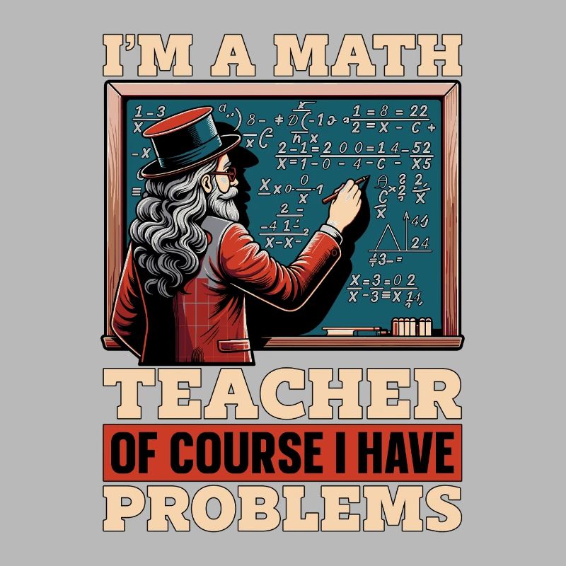 Mathematician I'm A Math Teacher Statistician