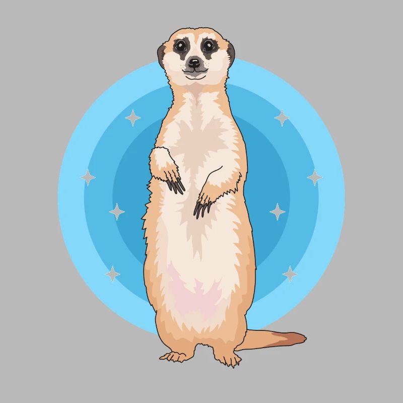 Erdmännchen süßes Erdmännchen Geschenk