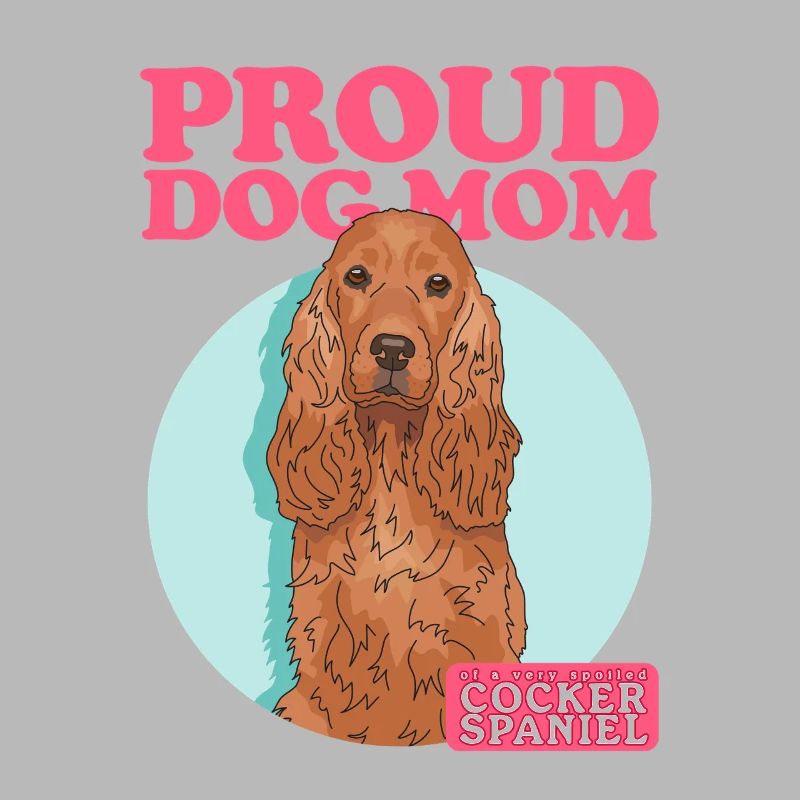 Cocker Spaniel Maman Cocker Spaniels Cadeaux