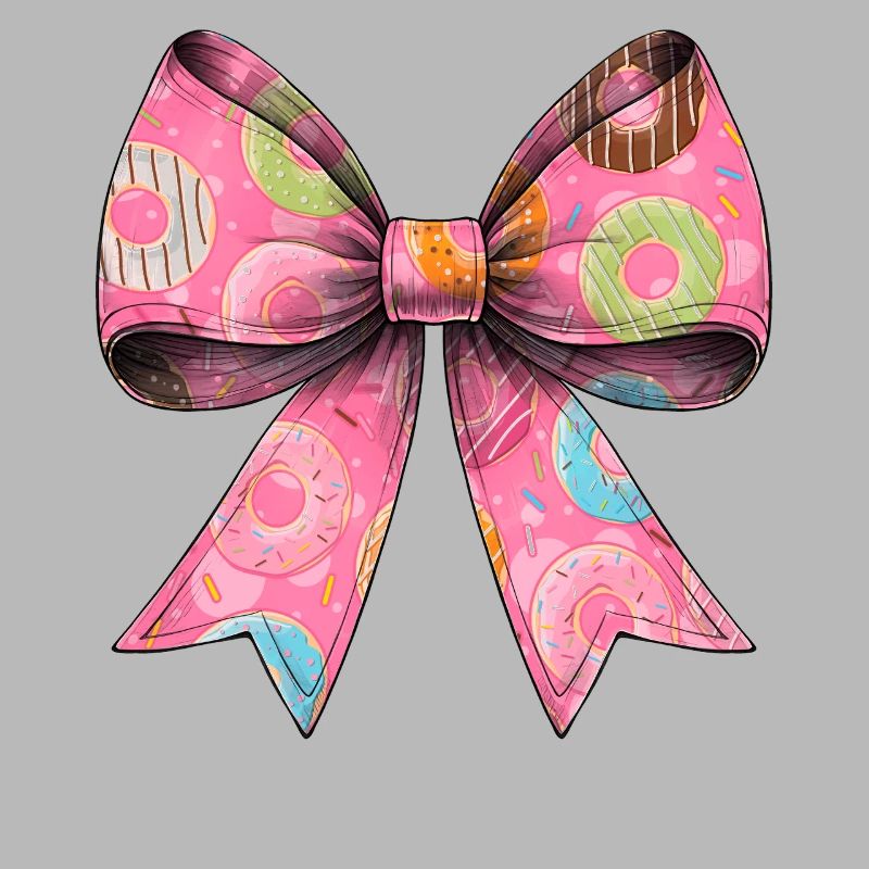 Coquette Bow Donuts Donuts Sprinkles Pattern