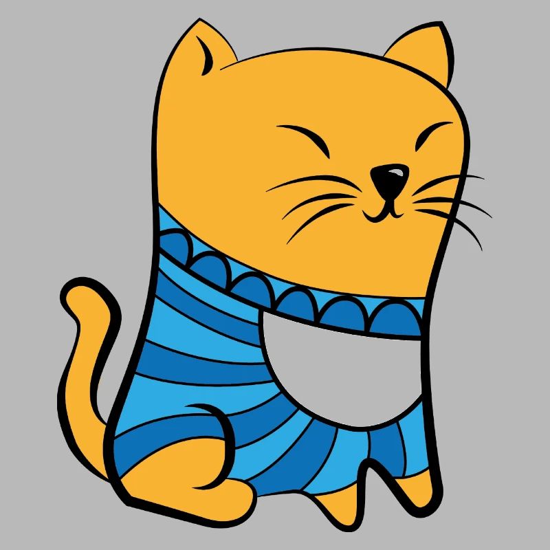 Cat with Pullover