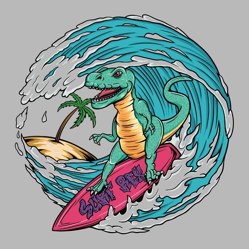 Surfing T-Rex