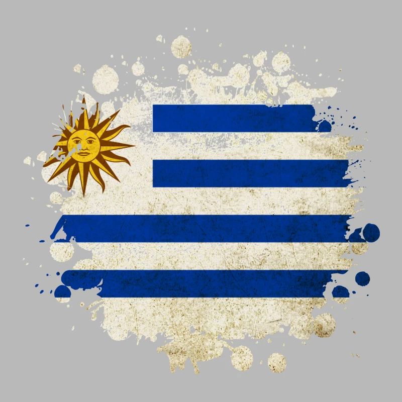 Uruguay Klecks Flag Design