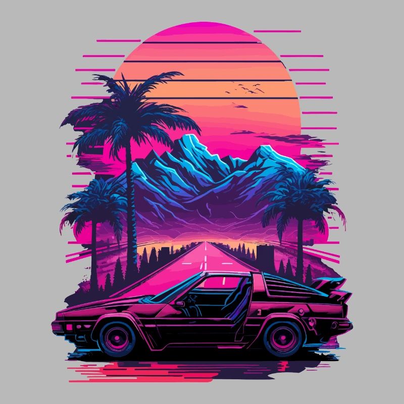 Vaperwave Mountain