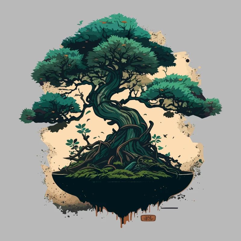 Tiny Green Bonsai