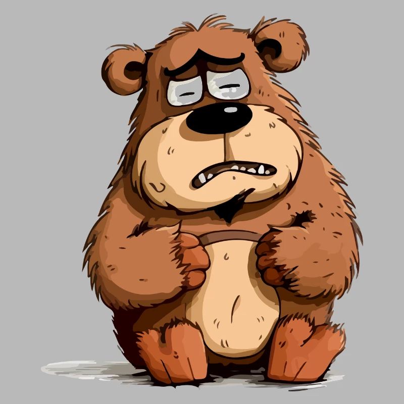 Jacky the grumpy bear