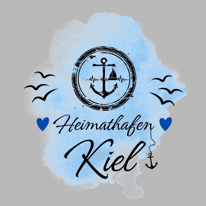Kiel Liebe Heimathafen mit Anker