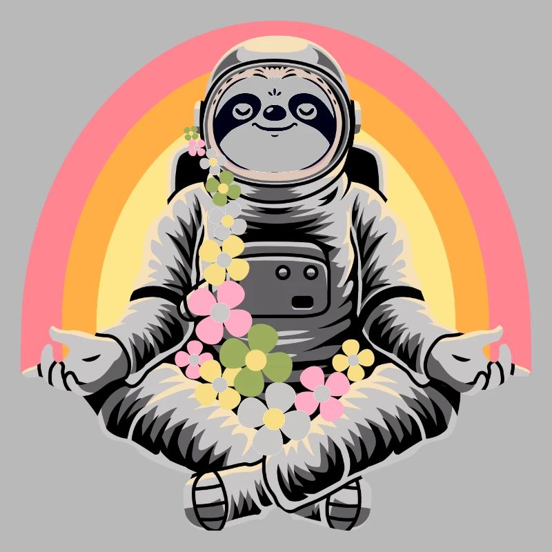 Sloth doing yoga